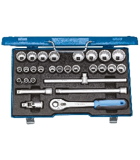 JUEGO DE LLAVES DE VASO 1/2"" 28 PZAS UD 10-36 MM 2682877 GEDORE